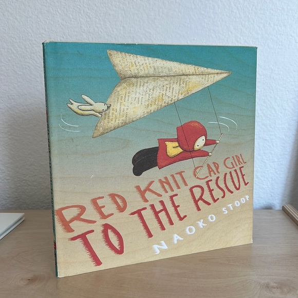 Other Childrens Hardcover Book Red Knit Cap Girl To The Rescue Naoko